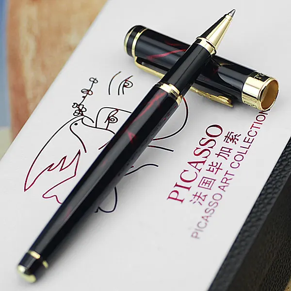 С подарочной коробкой Picasso 902, винтажная черно-золотая шариковая ручка Pimio Gentleman, классическая ручка для письма для офиса и школы
С подарочной коробкой Picasso 902, винтажная черно-золотая шариковая ручка Pimio Gentleman, классическая ручка для письма для офиса и школы