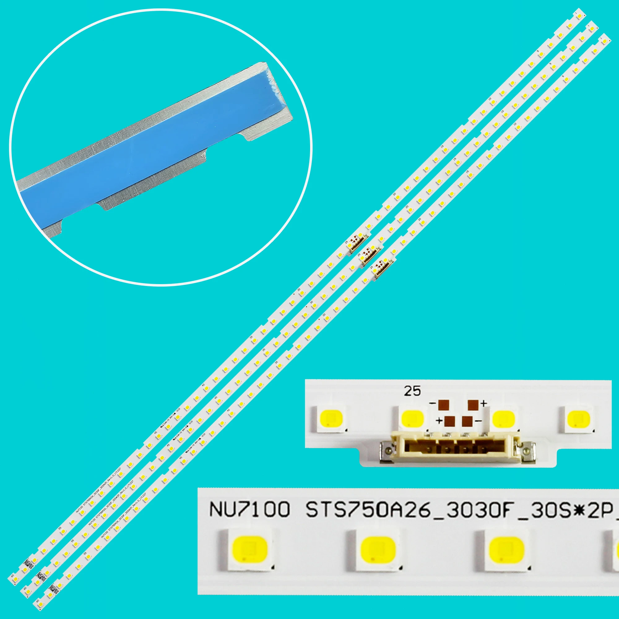 New LED Backlight Strip For UN75NU6900 UE75NU7100 UE75NU7172 UE75NU7170 UE75NU7105 UN75RU7100 UE75NU7172 UE75NU7200 UN75NU7200
New LED Backlight Strip For UN75NU6900 UE75NU7100 UE75NU7172 UE75NU7170 UE75NU7105 UN75RU7100 UE75NU7172 UE75NU7200 UN75NU7200