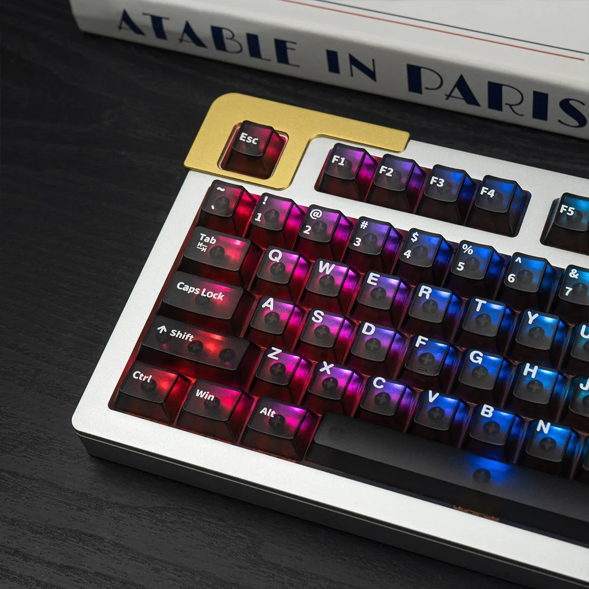 Minimalist White Black PC keycaps 150 Keys Ice Crystal Transparent Keycaps Cherry Profile UV pad print For Mechanical Keyboard
Minimalist White Black PC keycaps 150 Keys Ice Crystal Transparent Keycaps Cherry Profile UV pad print For Mechanical Keyboard