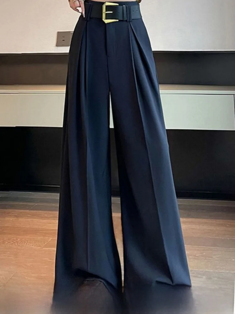 High Waist Wide Leg Suit Pants Women's Woolen Trousers Korean Style Commute Pure Color Straight Cut Pants No Tag Needed
High Waist Wide Leg Suit Pants Women's Woolen Trousers Korean Style Commute Pure Color Straight Cut Pants No Tag Needed