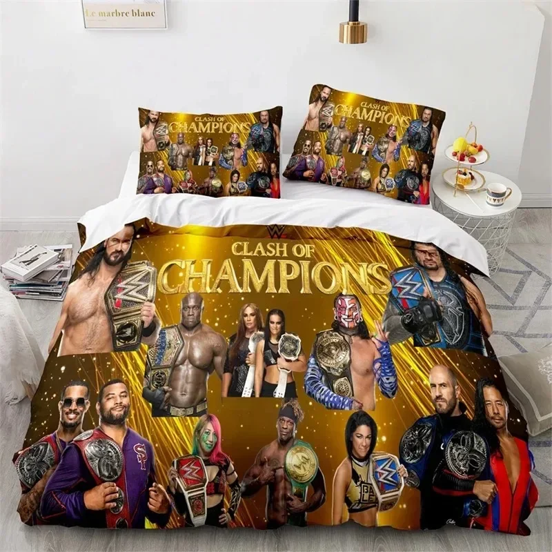 WWE EAW Bedding Set Single Twin Full Queen King Size Wrestling Game Bed Set Aldult Kid Bedroom Duvetcover Sets 3D Print
WWE EAW Bedding Set Single Twin Full Queen King Size Wrestling Game Bed Set Aldult Kid Bedroom Duvetcover Sets 3D Print