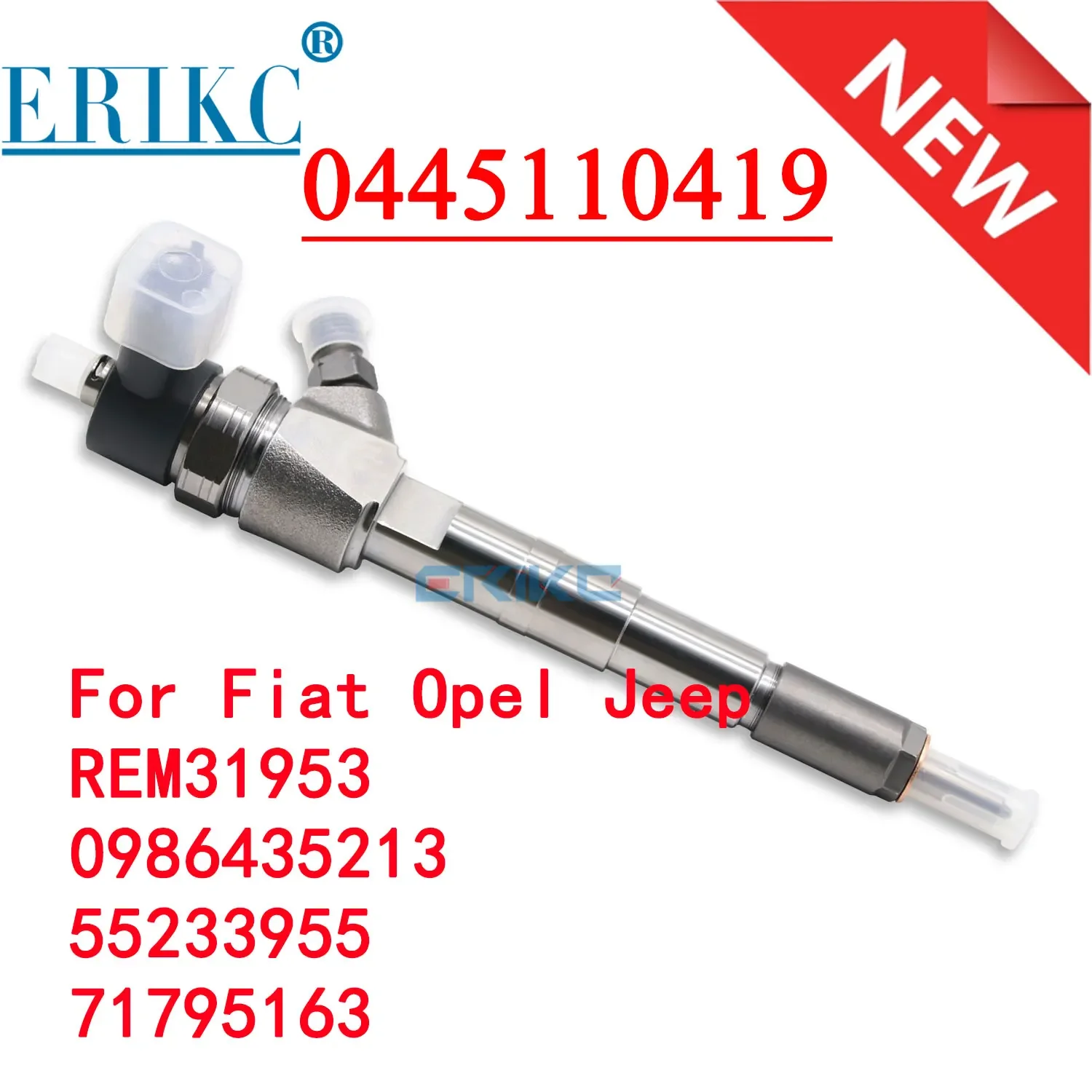 0445110419 DIESEL COMMON RAIL FUEL INJECTOR 0 445 110 419 Fuel Nozzle Injection REM31953 0986435213 55233955 71795163
0445110419 DIESEL COMMON RAIL FUEL INJECTOR 0 445 110 419 Fuel Nozzle Injection REM31953 0986435213 55233955 71795163