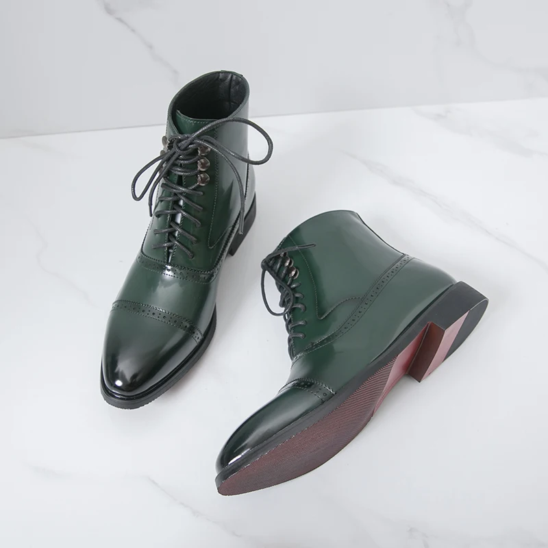 Men Boots Red Soles High Top Boots Dress Shoes Business Mens Boots
Men Boots Red Soles High Top Boots Dress Shoes Business Mens Boots