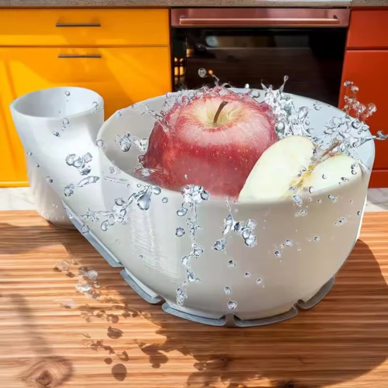Portable Automatic Vegetable Fruit Washer 4-In-1 Food Washing Basket Kitchen Berries Wash Bowl With Drain Strainer Fast Draining
Portable Automatic Vegetable Fruit Washer 4-In-1 Food Washing Basket Kitchen Berries Wash Bowl With Drain Strainer Fast Draining