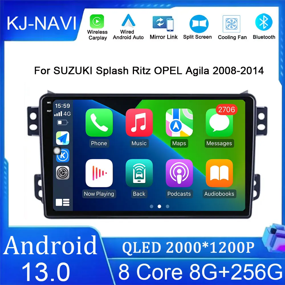 Car Stereo Android 13 For SUZUKI Splash Ritz OPEL Agila 2008-2014 Car Radio WIFI GPS Navigation Multimedia Player Head Unit
Car Stereo Android 13 For SUZUKI Splash Ritz OPEL Agila 2008-2014 Car Radio WIFI GPS Navigation Multimedia Player Head Unit