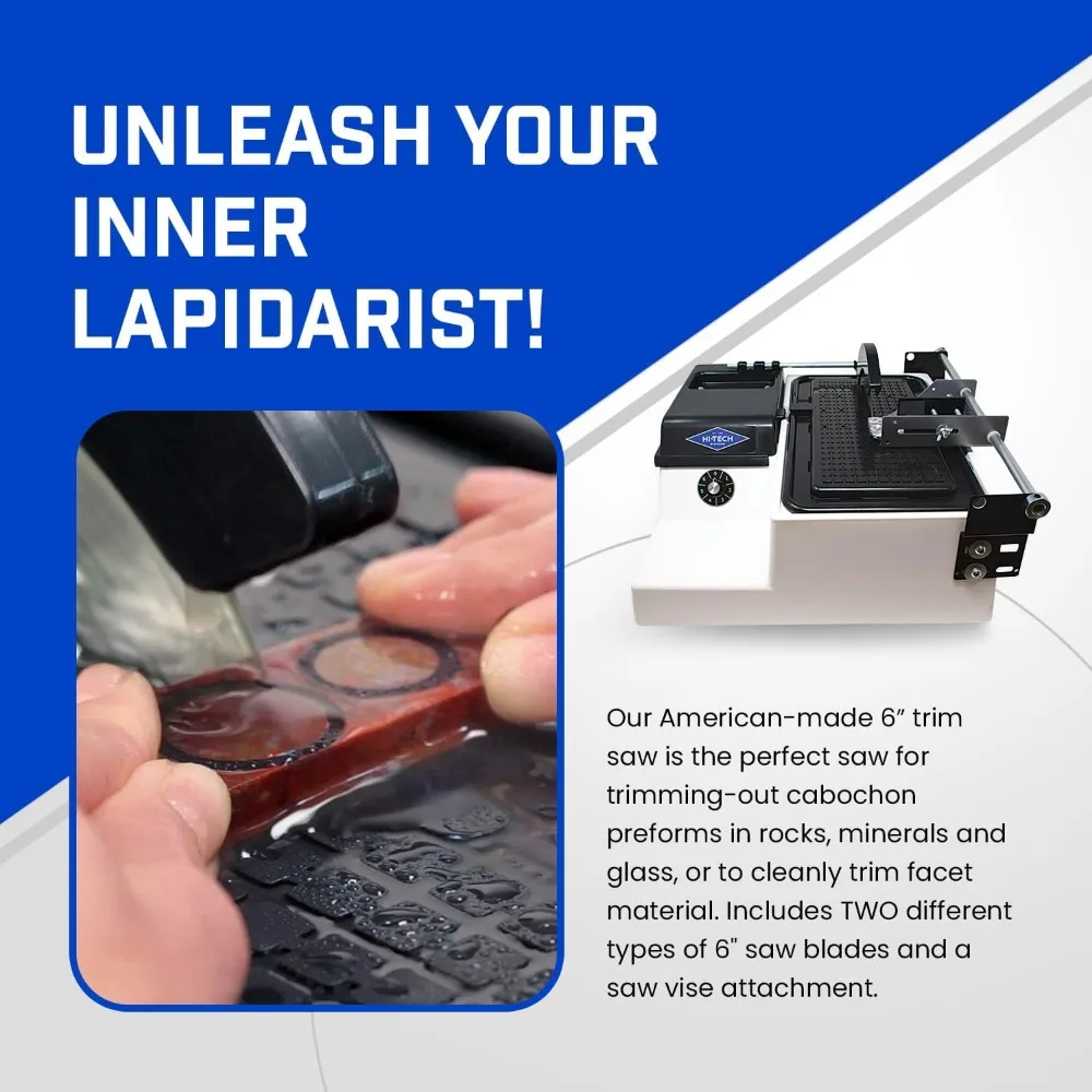 6" Lapidary Saw - Lapidary Equipment Rock, Stone, Glass Cutting, Trimming, Sawing Machine
6" Lapidary Saw - Lapidary Equipment Rock, Stone, Glass Cutting, Trimming, Sawing Machine