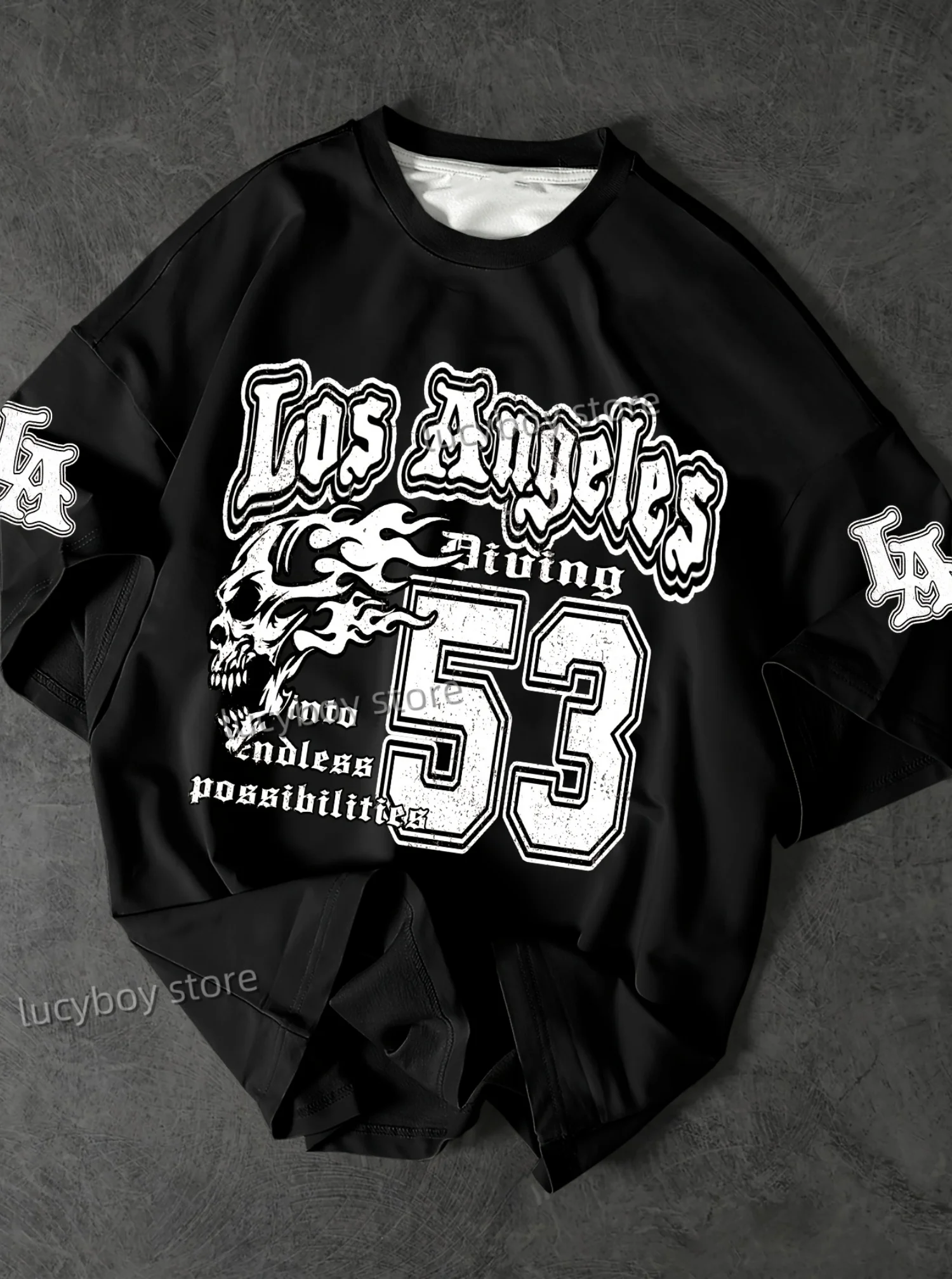 summer Man Short Sleeves Sport Baseball Jerseys Number 53 Los Angeles Print Mens T-Shirt Oversize 6colors Tees Men Clothes
summer Man Short Sleeves Sport Baseball Jerseys Number 53 Los Angeles Print Mens T-Shirt Oversize 6colors Tees Men Clothes
