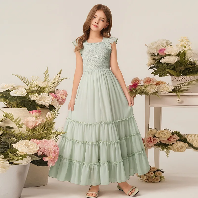 Girl Dresses Causal Beach Holiday Summer Dresses Girls Chiffon Girls' Princess Dress Birthday Party Wedding Girls Elegant Dress
Girl Dresses Causal Beach Holiday Summer Dresses Girls Chiffon Girls' Princess Dress Birthday Party Wedding Girls Elegant Dress