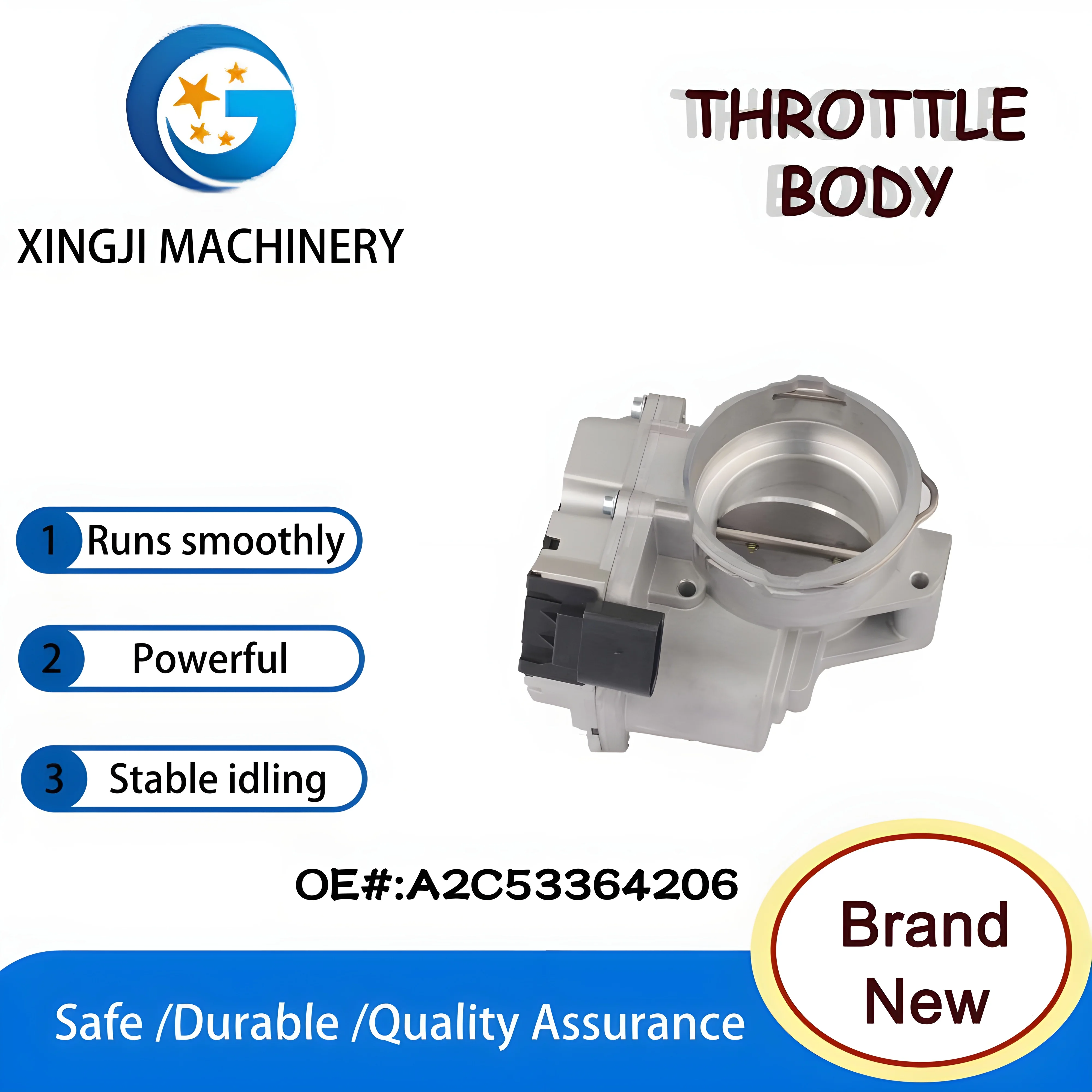 XingJi Parts Throttle body OE 059128063A 059128063B/D/E A2C59512937 Fit for Audi A4 A6 2.5TDI
XingJi Parts Throttle body OE 059128063A 059128063B/D/E A2C59512937 Fit for Audi A4 A6 2.5TDI