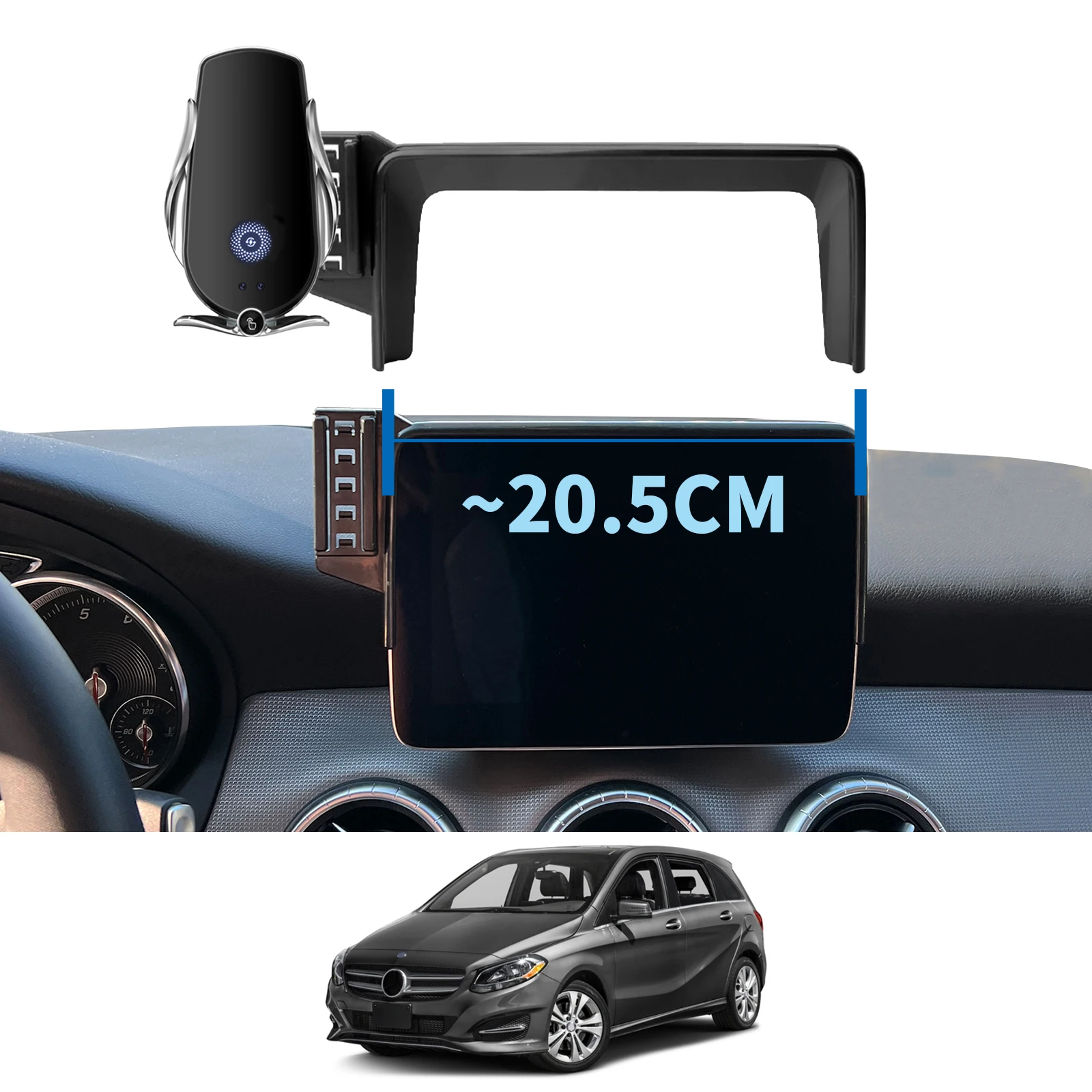 for Mercedes-Benz B-Class 220 220d W246 2012~2018 Phone Holder Screen Fixed Navigation Bracket Base Wireless Charging
for Mercedes-Benz B-Class 220 220d W246 2012~2018 Phone Holder Screen Fixed Navigation Bracket Base Wireless Charging