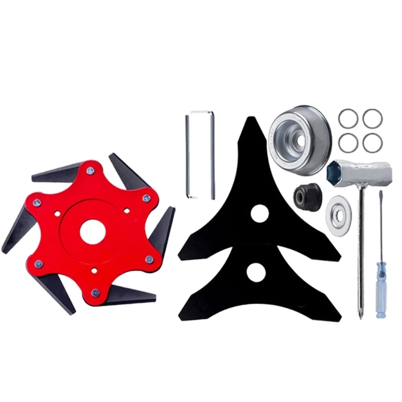Steel Trimmer Head with 6 Steel Garden 3 Teeth Carbon Steel Brush Cutter with Different Adapter Weeds Eater Cutter Dropship
Steel Trimmer Head with 6 Steel Garden 3 Teeth Carbon Steel Brush Cutter with Different Adapter Weeds Eater Cutter Dropship
