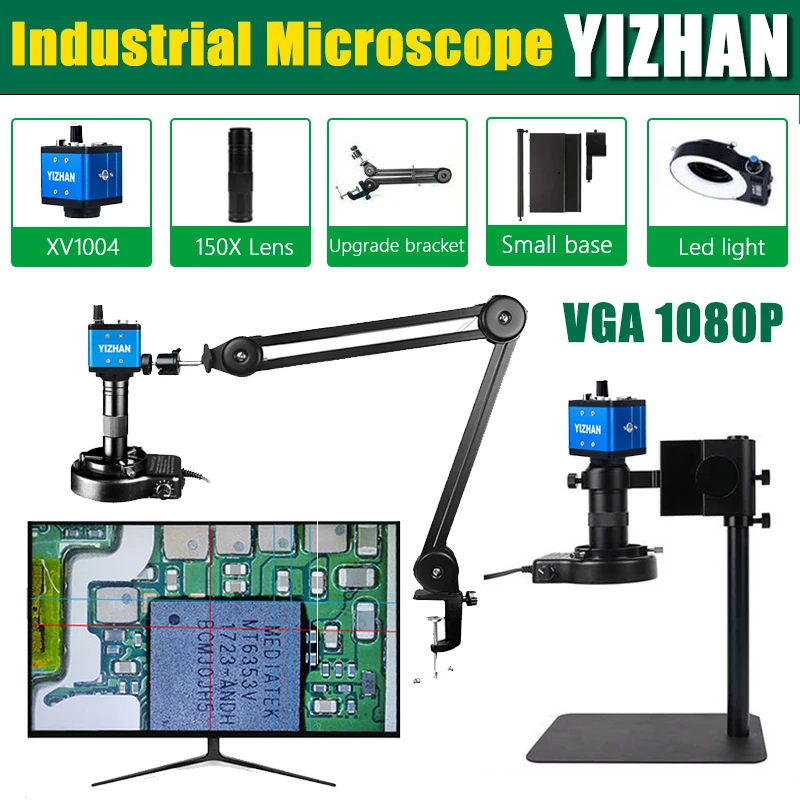 YIZHAN Electron Microscope Welding VGA Camera Digital Microscope Observation Maintenance PCB Mobile Phone Clock Jewelry Antique
YIZHAN Electron Microscope Welding VGA Camera Digital Microscope Observation Maintenance PCB Mobile Phone Clock Jewelry Antique