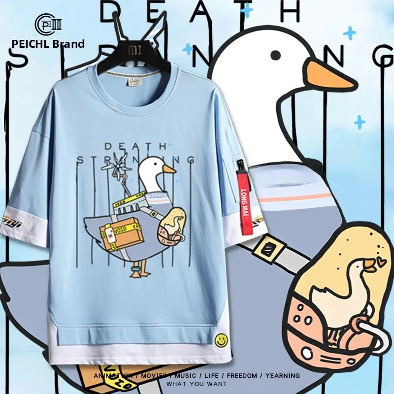 Death Stranding 2 Game Goose ort Sve T-irt ex Youth f Sve Cosplay Clothes Loose Fit Summer round Ne Tee
Death Stranding 2 Game Goose ort Sve T-irt ex Youth f Sve Cosplay Clothes Loose Fit Summer round Ne Tee