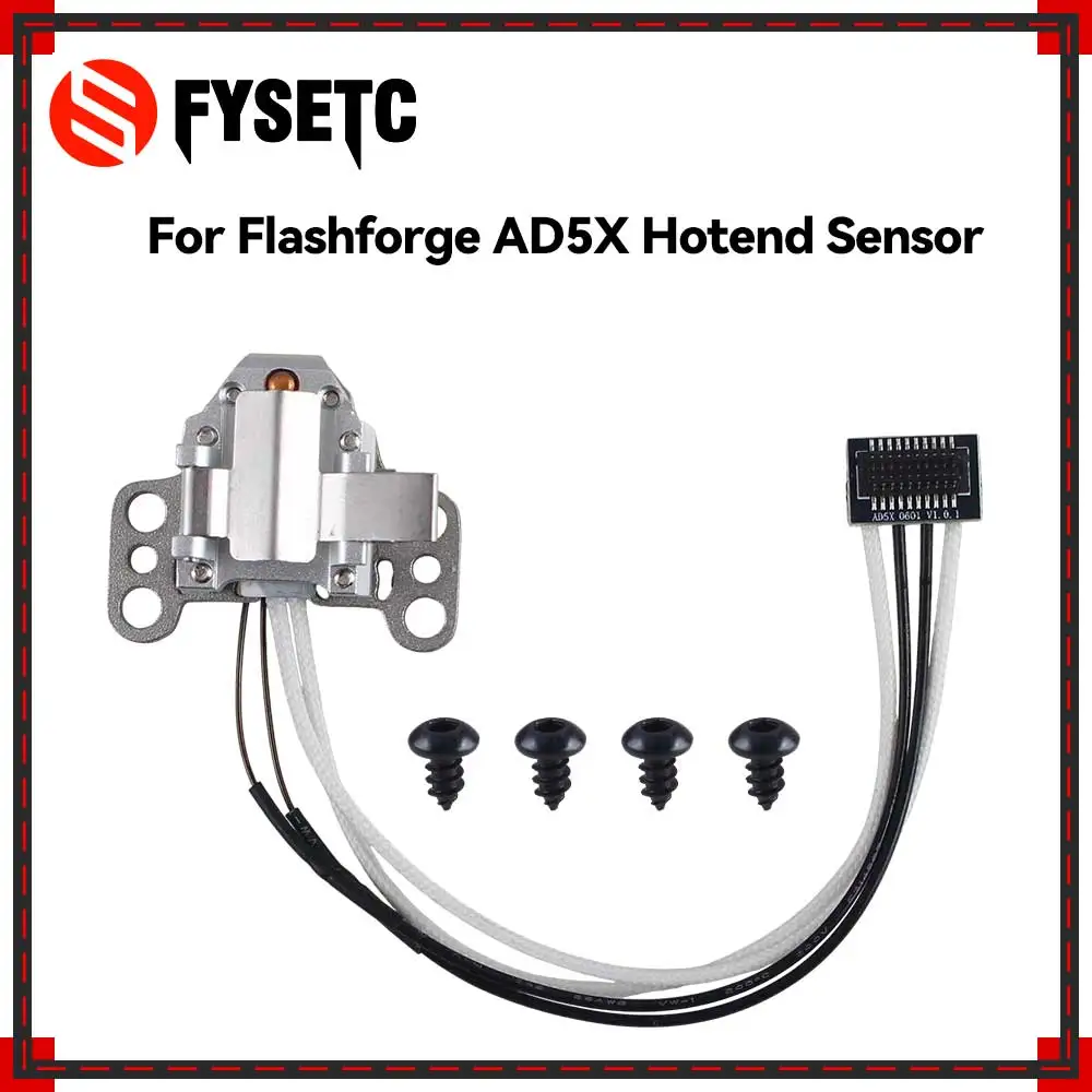 AD5X Hotend Heating for Flashforge AD5X Heating Assembly Kit with Heater Cartridge Thermistor Temperature Sensor For 3D Printer
AD5X Hotend Heating for Flashforge AD5X Heating Assembly Kit with Heater Cartridge Thermistor Temperature Sensor For 3D Printer