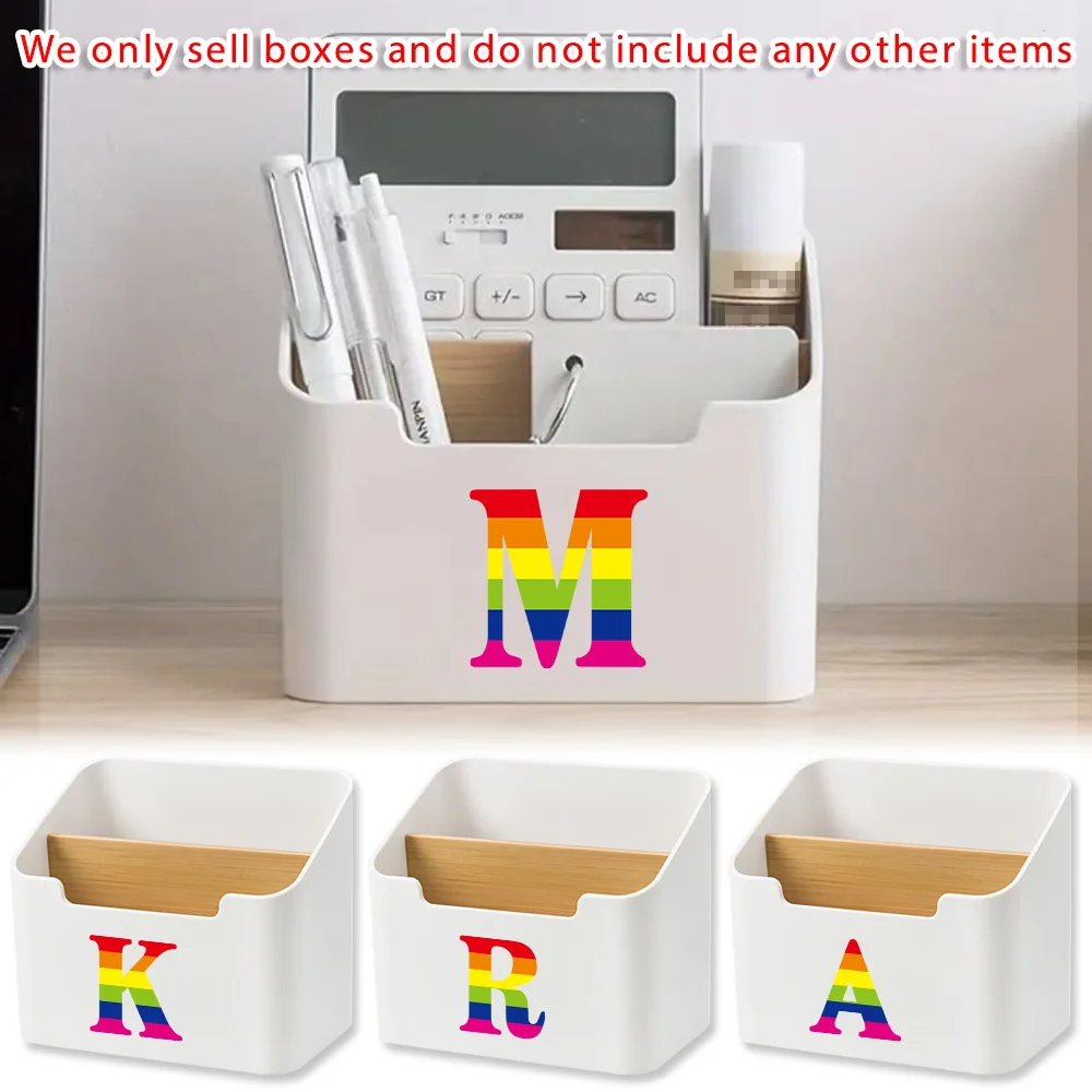 Compartment Storage Case Makeup Tools Organizer Multipurpose Containter For Livingroom Stationery Rainbow Letter Pattern
Compartment Storage Case Makeup Tools Organizer Multipurpose Containter For Livingroom Stationery Rainbow Letter Pattern