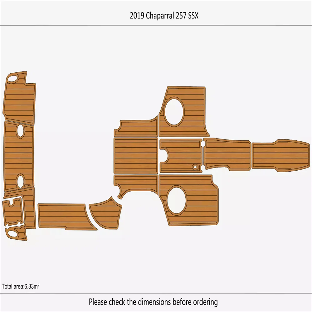 2019-2020 Chaparral 257 SSX Cockpit Swim platform Bow1/4"6mm EVA foam faux floor SeaDek MarineMat Gatorstep Style Self Adhesive
2019-2020 Chaparral 257 SSX Cockpit Swim platform Bow1/4"6mm EVA foam faux floor SeaDek MarineMat Gatorstep Style Self Adhesive