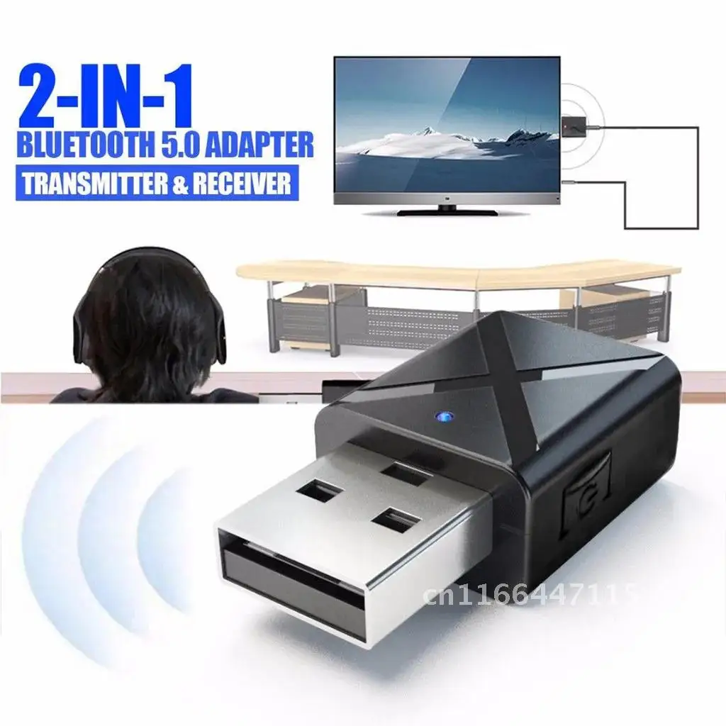 USB Bluetooth 5.0 Transmitter Receiver Mini Stereo Bluetooth AUX RCA USB 3.5mm Jack For TV PC Car Kit Wireless Audio Adapter
USB Bluetooth 5.0 Transmitter Receiver Mini Stereo Bluetooth AUX RCA USB 3.5mm Jack For TV PC Car Kit Wireless Audio Adapter