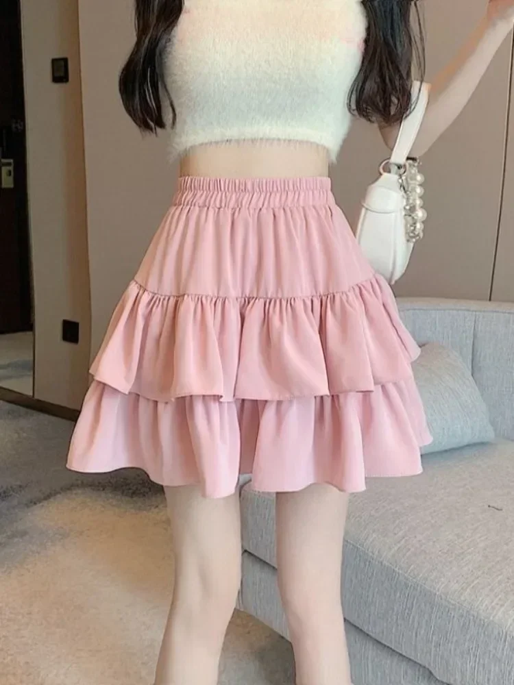 Saias femininas de babados, cintura combina com kama, doce, garota adorável, coreana, suave, casual, kawaii, option, novo
Saias femininas de babados, cintura combina com kama, doce, garota adorável, coreana, suave, casual, kawaii, option, novo