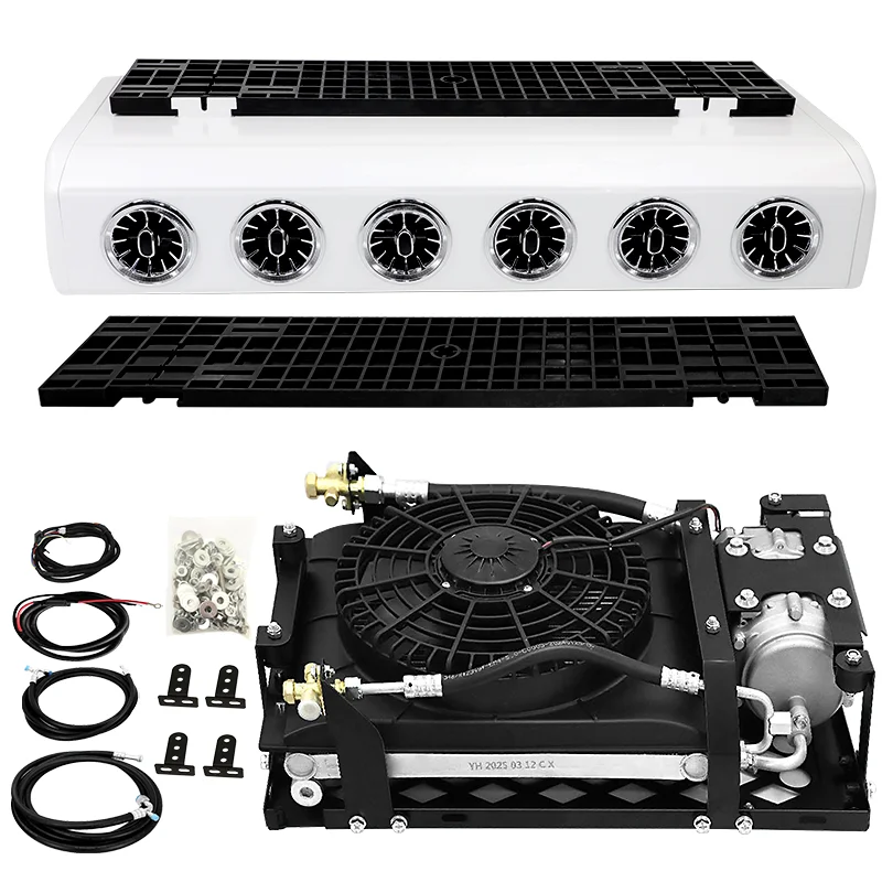 Hot Sale 12v 24v Parking Brushless Motor Air Conditioner Truck Parking Cooler for Truck Bus Van Caravan
Hot Sale 12v 24v Parking Brushless Motor Air Conditioner Truck Parking Cooler for Truck Bus Van Caravan