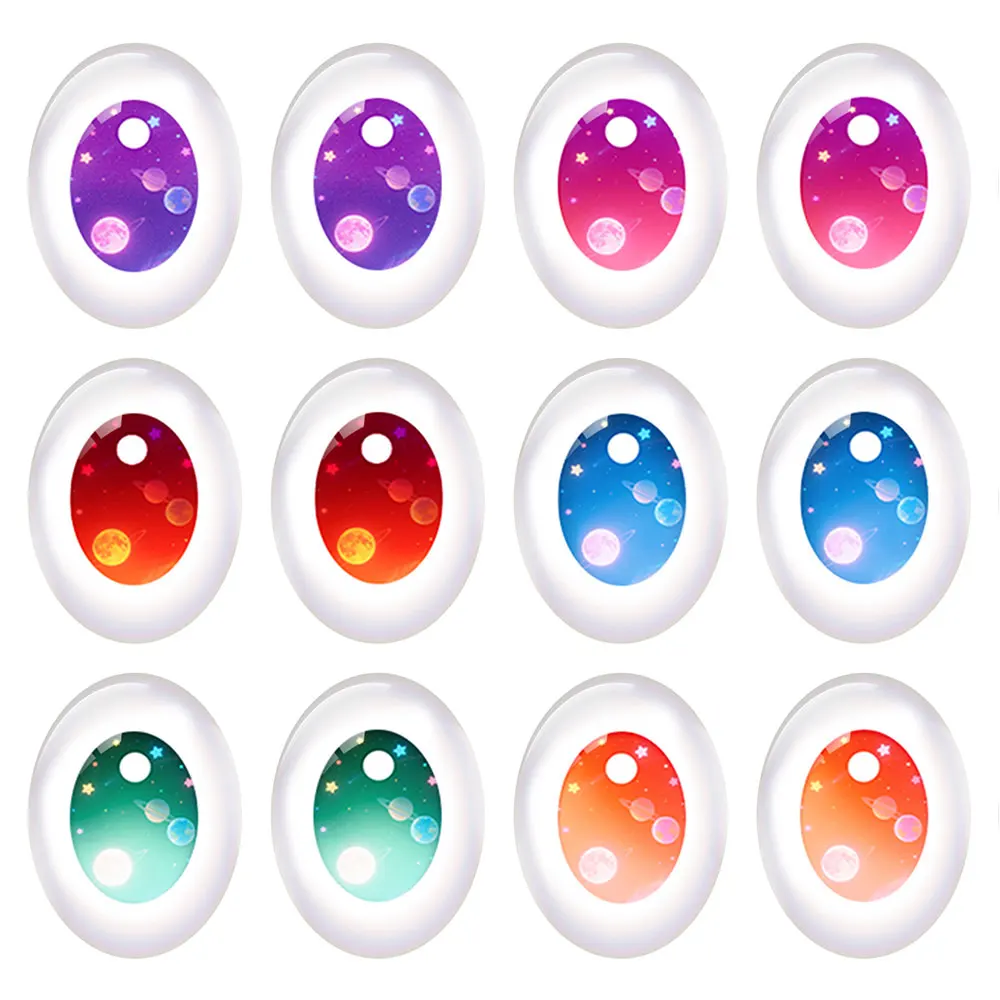 5pairs/lot Oval Cute Rainbow Color Cartoon Doll Crystal Eye Pupils Photo Glass Cabochon Flatback Demo Cameo Diy Jewelry Making
5pairs/lot Oval Cute Rainbow Color Cartoon Doll Crystal Eye Pupils Photo Glass Cabochon Flatback Demo Cameo Diy Jewelry Making