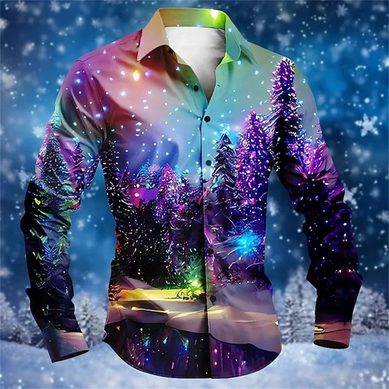 3D Print Christmas Elk Snowflake Graphic Shirts For Men Fashion Casual Men's Long Sleeve Button Up Shirt New In Plus Size Blouse
3D Print Christmas Elk Snowflake Graphic Shirts For Men Fashion Casual Men's Long Sleeve Button Up Shirt New In Plus Size Blouse