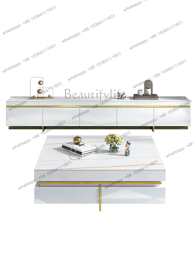 Rock slab TV cabinet coffee table modern light luxury high sense 2026 new floor cabinet black and white
Rock slab TV cabinet coffee table modern light luxury high sense 2026 new floor cabinet black and white