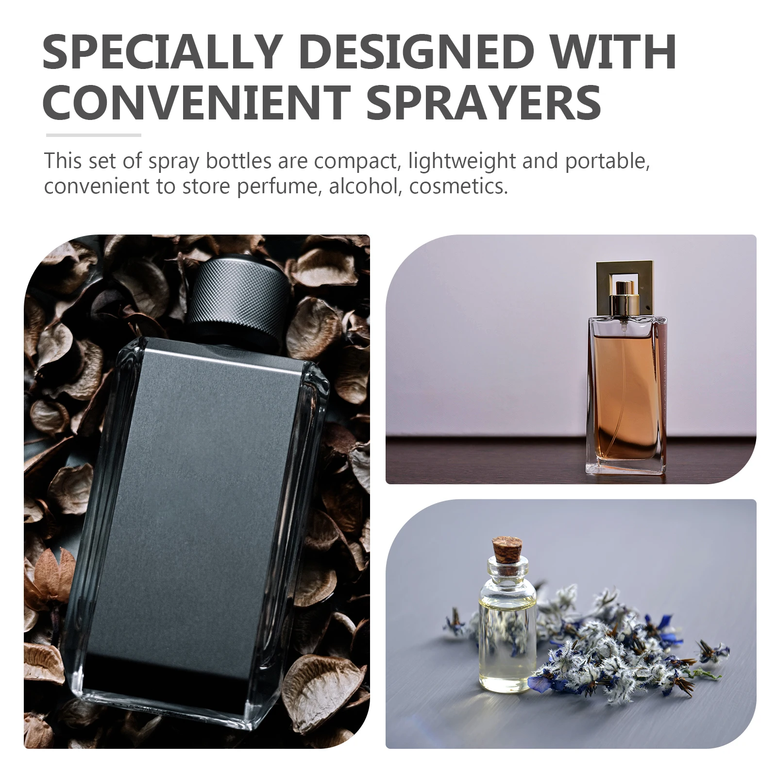 Practical 100ml Spray Bottles Round Shoulder Portable Travel Separately Sprayers Leak Proof Durable Lightweight
Practical 100ml Spray Bottles Round Shoulder Portable Travel Separately Sprayers Leak Proof Durable Lightweight