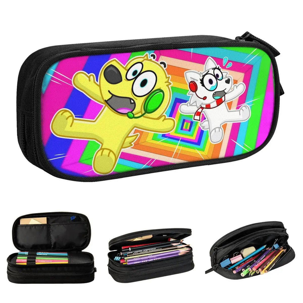 Fun Superdog Tylers Snowi Foxs Pencil Cases Cute Cartoon Pencil Pouch Pen Box for Student Bags Students School Gifts Stationery
Fun Superdog Tylers Snowi Foxs Pencil Cases Cute Cartoon Pencil Pouch Pen Box for Student Bags Students School Gifts Stationery
