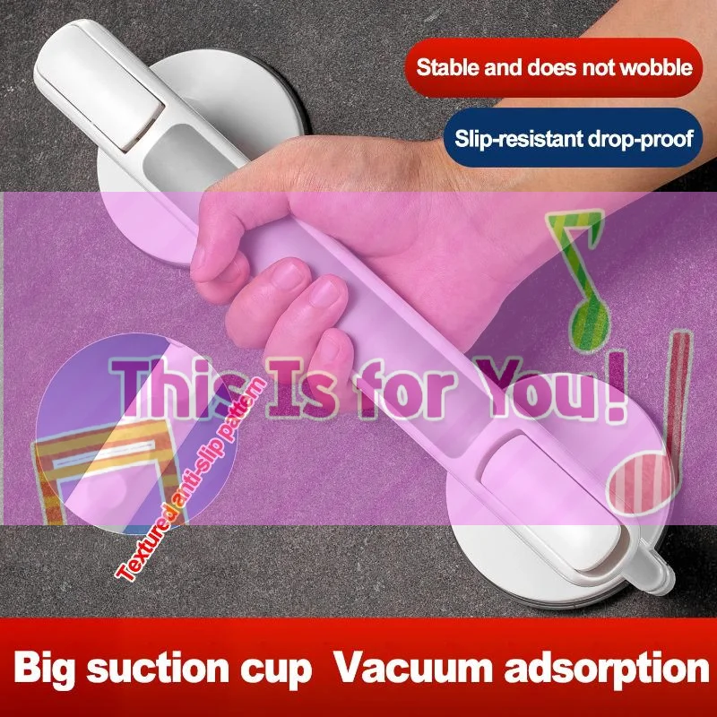 Suction Cup Handles For Shower Household Anti-Slip No Drilling Safety Grab Bars Universal Handles For Children Pregnant Women
Suction Cup Handles For Shower Household Anti-Slip No Drilling Safety Grab Bars Universal Handles For Children Pregnant Women