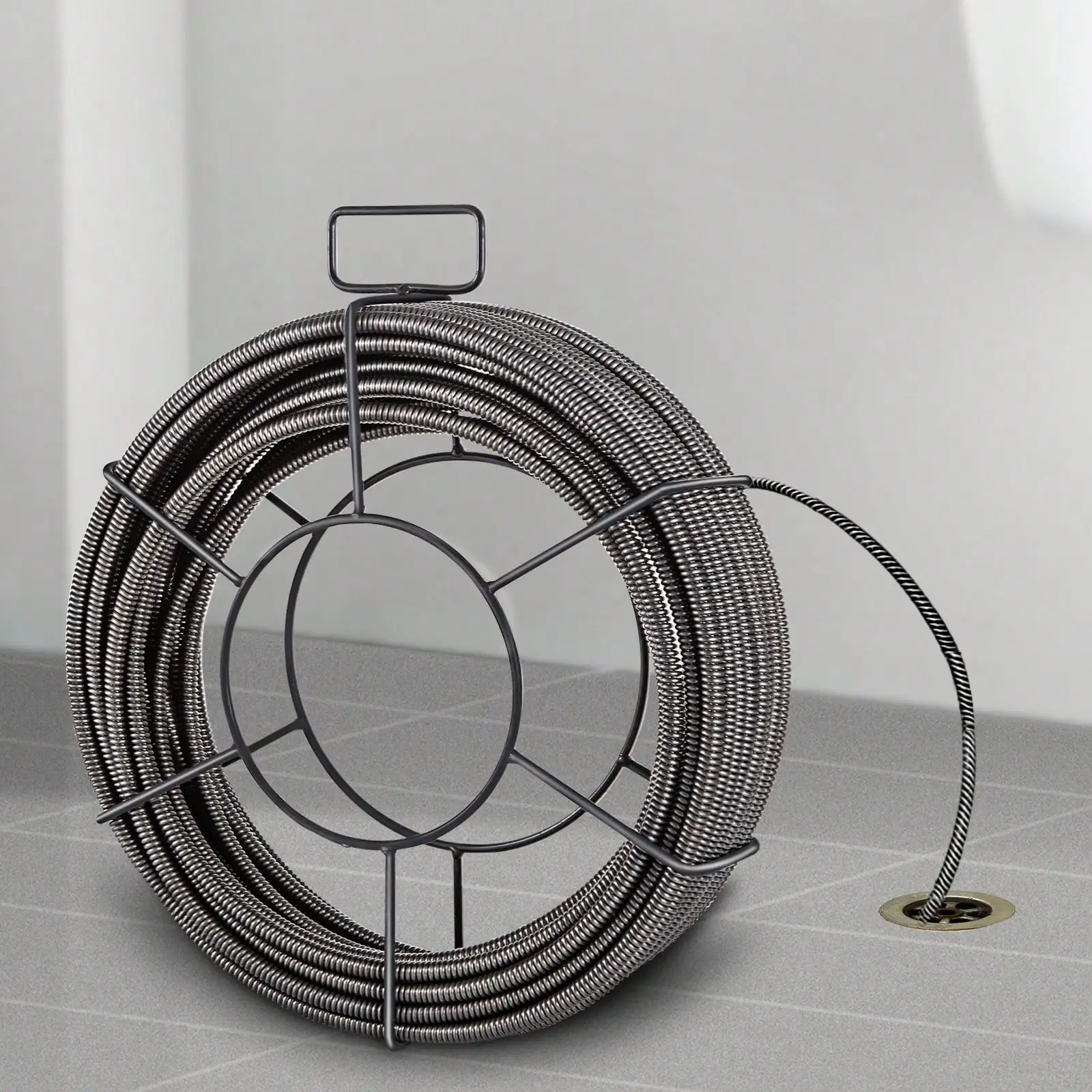 Drain Cleaning Cable 50 FT X 3/8" To 100 FT X 3/8" Solid Core Cable Sewer Cable Drain Auger Cable Cleaner Snake Clog Pipe Drain Cleaning Cable Sewer Drain Auger Snake Pipe
Drain Cleaning Cable 50 FT X 3/8" To 100 FT X 3/8" Solid Core Cable Sewer Cable Drain Auger Cable Cleaner Snake Clog Pipe Drain Cleaning Cable Sewer Drain Auger Snake Pipe