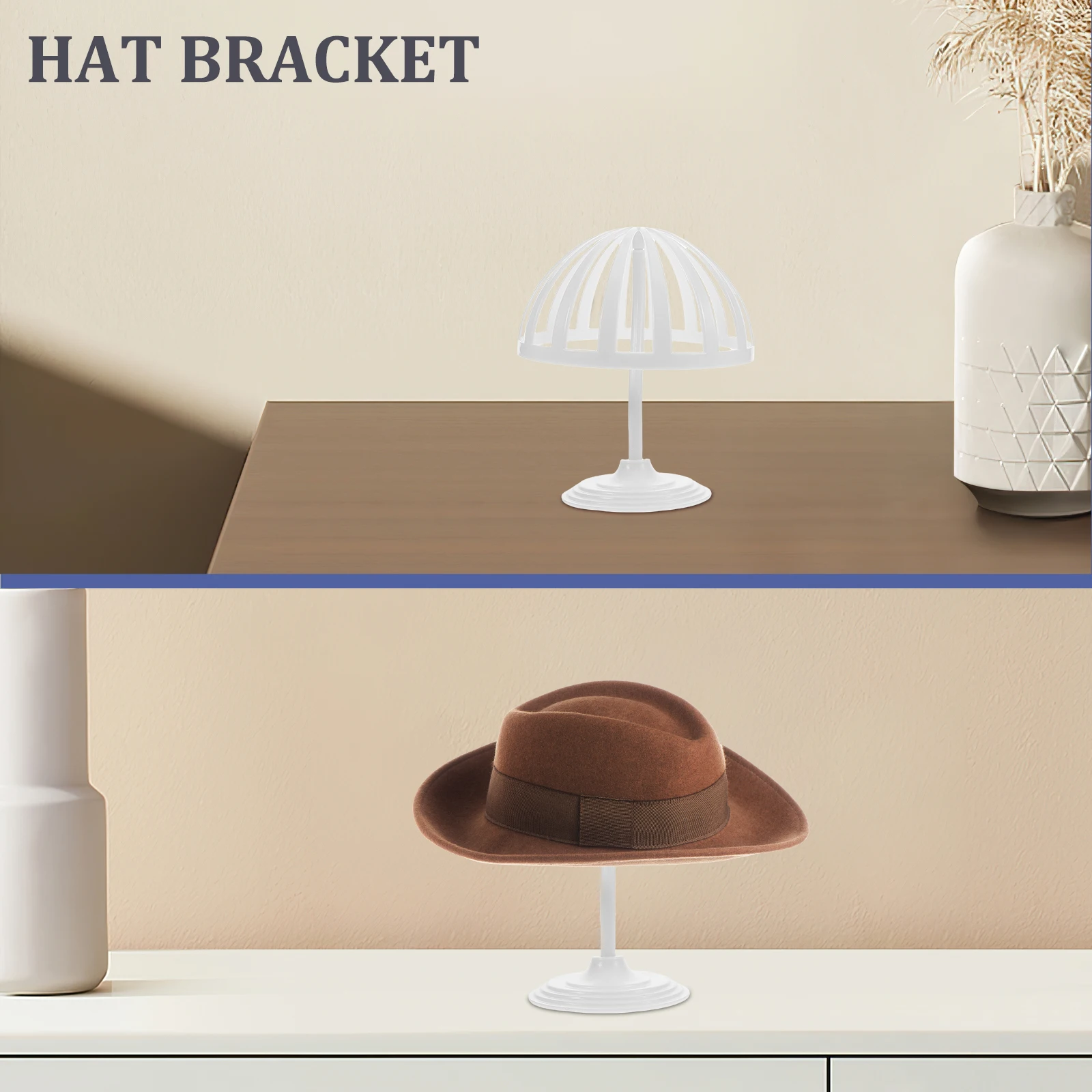 Adjustable Hat Display Rack Stand Organizer Pedestal Baseball Cap Holder Sturdy Closet Space-Saving Tabletop Brim Hat
Adjustable Hat Display Rack Stand Organizer Pedestal Baseball Cap Holder Sturdy Closet Space-Saving Tabletop Brim Hat