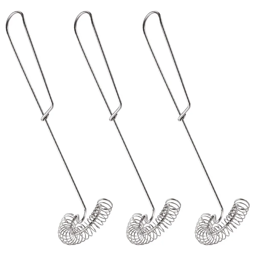 3Pcs Spring Coil Egg Whisk Stainless Steel Manual Mixer Kitchen Supplies for Milk Frothing Mixing Baking Cooking Utensils
3Pcs Spring Coil Egg Whisk Stainless Steel Manual Mixer Kitchen Supplies for Milk Frothing Mixing Baking Cooking Utensils