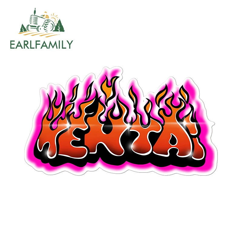EARLFAMILY 13cm X 7.3cm Hentai Logo Creative Decal Flame Vinyl Fire Personality Car Stickers Amusing Sunscreen Decoration
EARLFAMILY 13cm X 7.3cm Hentai Logo Creative Decal Flame Vinyl Fire Personality Car Stickers Amusing Sunscreen Decoration