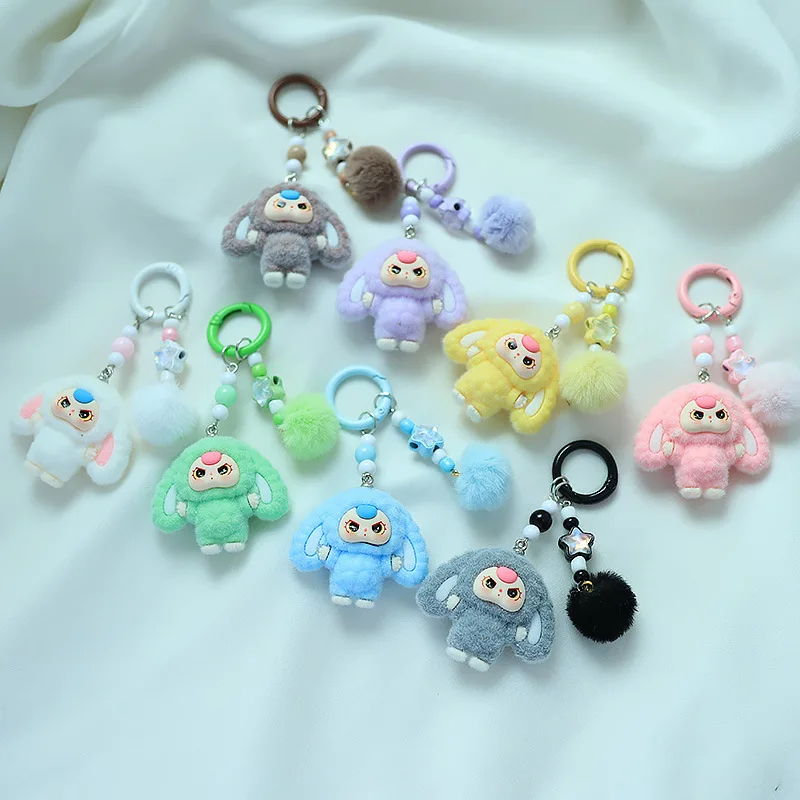 Baby Three Keychain Flocked Doll Couple Keyring Kawaii Cartoon Creative Cell Phone Bag Pendant Charms Backpack Decoration Gifts
Baby Three Keychain Flocked Doll Couple Keyring Kawaii Cartoon Creative Cell Phone Bag Pendant Charms Backpack Decoration Gifts