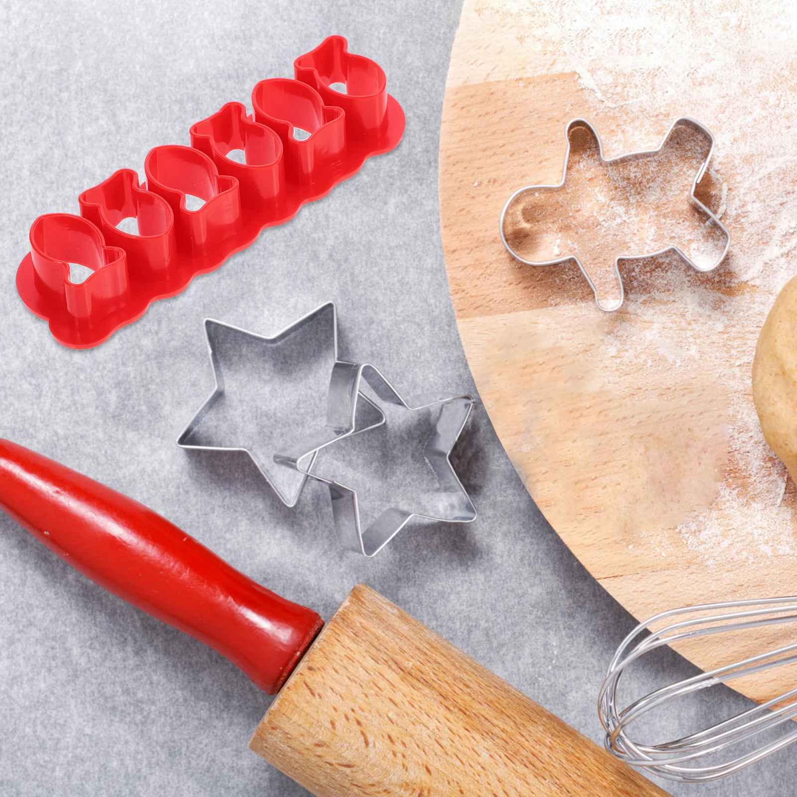 Creative Shape Reusable Plastic Cookie Mold Biscuit Cutter Cartoon Fish Design Mold For Diy Dessert Fondant Chocolate Baking
Creative Shape Reusable Plastic Cookie Mold Biscuit Cutter Cartoon Fish Design Mold For Diy Dessert Fondant Chocolate Baking