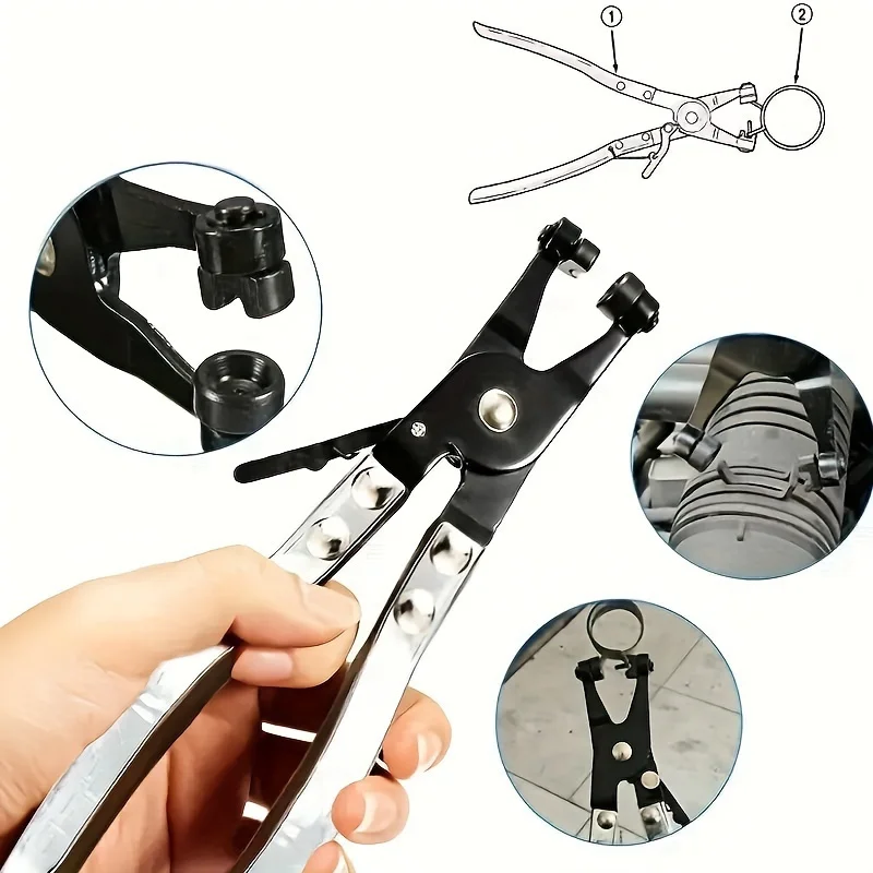 1pc Removal and installation of a professional automotive water pipe hose clamp with rotating drive claw and circular flat belt
1pc Removal and installation of a professional automotive water pipe hose clamp with rotating drive claw and circular flat belt