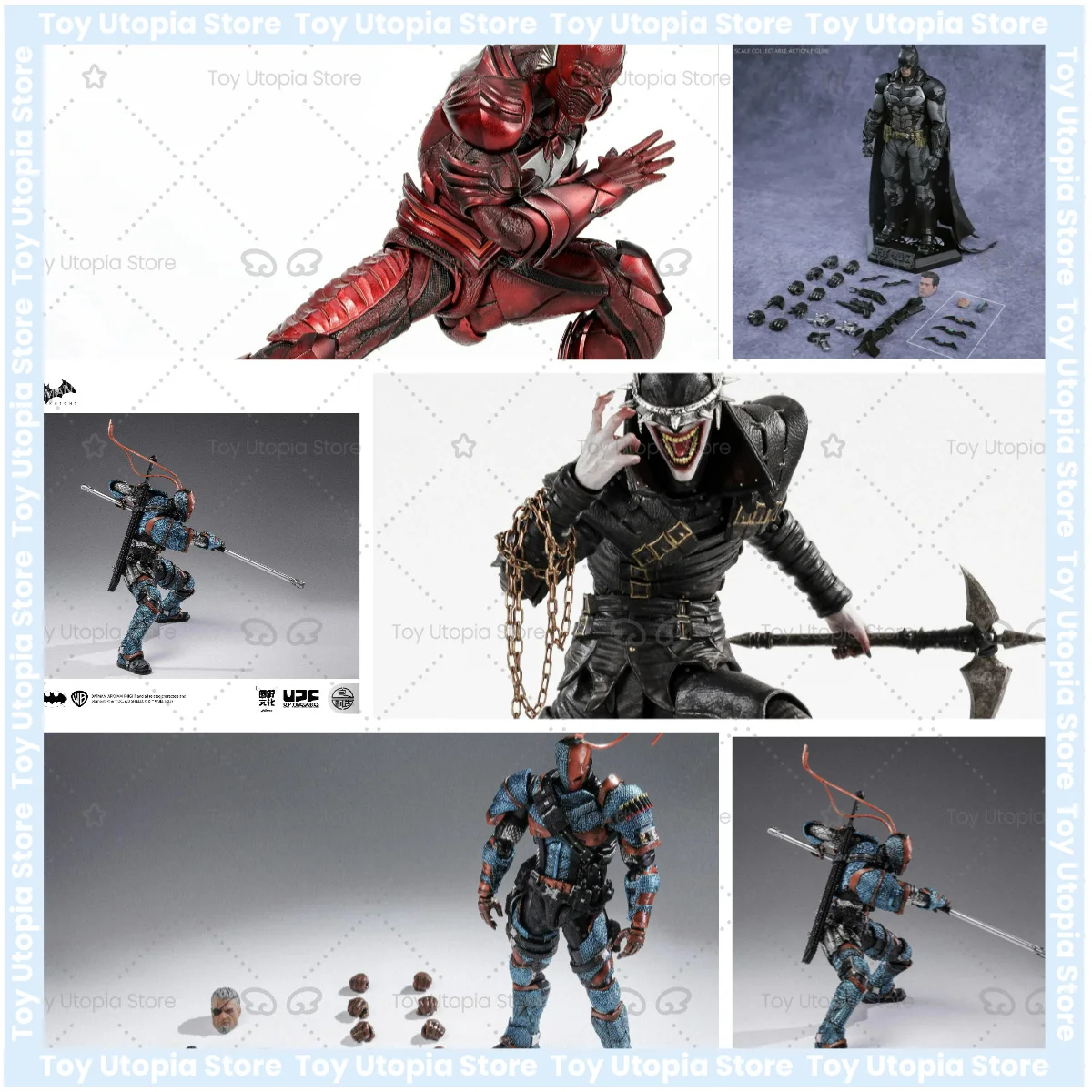 100% Original LPZZ UPFinegures UPF Batman Arkham Knight Red Death Deathstroke Laugh Bat, Modelo Juguete Genuino en Stock
100% Original LPZZ UPFinegures UPF Batman Arkham Knight Red Death Deathstroke Laugh Bat, Modelo Juguete Genuino en Stock