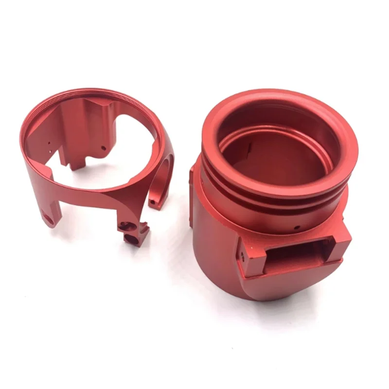Custom Red Anodized Aluminum CNC Machined Parts Optical Instrument Adaptation Housing Aluminum precision CNC machined Shell 
Custom Red Anodized Aluminum CNC Machined Parts Optical Instrument Adaptation Housing Aluminum precision CNC machined Shell