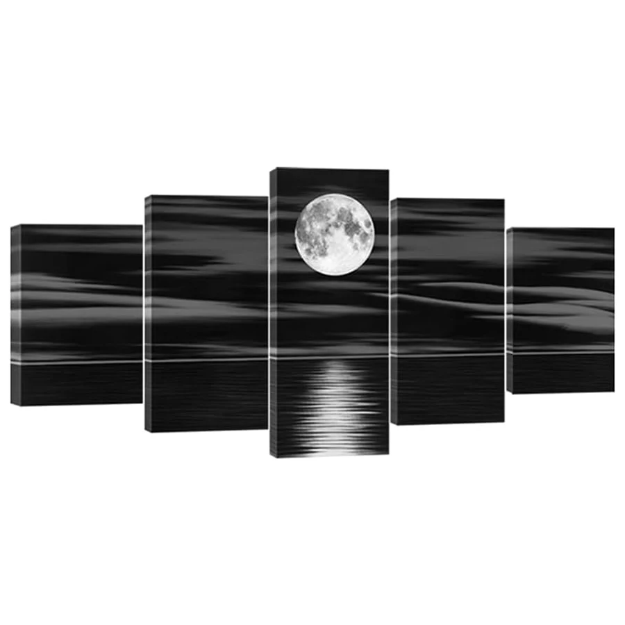 5pcs Sea White Night diamond pianting kit Full Moon Art Black and White Ocean Beach Kitchen Home Decor 5 Modern Abstract Artwork
5pcs Sea White Night diamond pianting kit Full Moon Art Black and White Ocean Beach Kitchen Home Decor 5 Modern Abstract Artwork