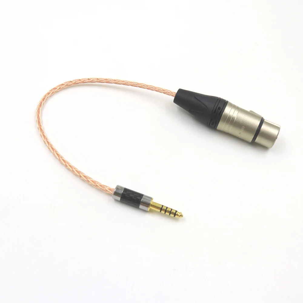 Кабель-адаптер Hi-Fi 4,4 мм, сбалансированный штекер на 4-контактный гнездо XLR, сбалансированный однокристальный медный аудио 4,4 на XLR
Кабель-адаптер Hi-Fi 4,4 мм, сбалансированный штекер на 4-контактный гнездо XLR, сбалансированный однокристальный медный аудио 4,4 на XLR