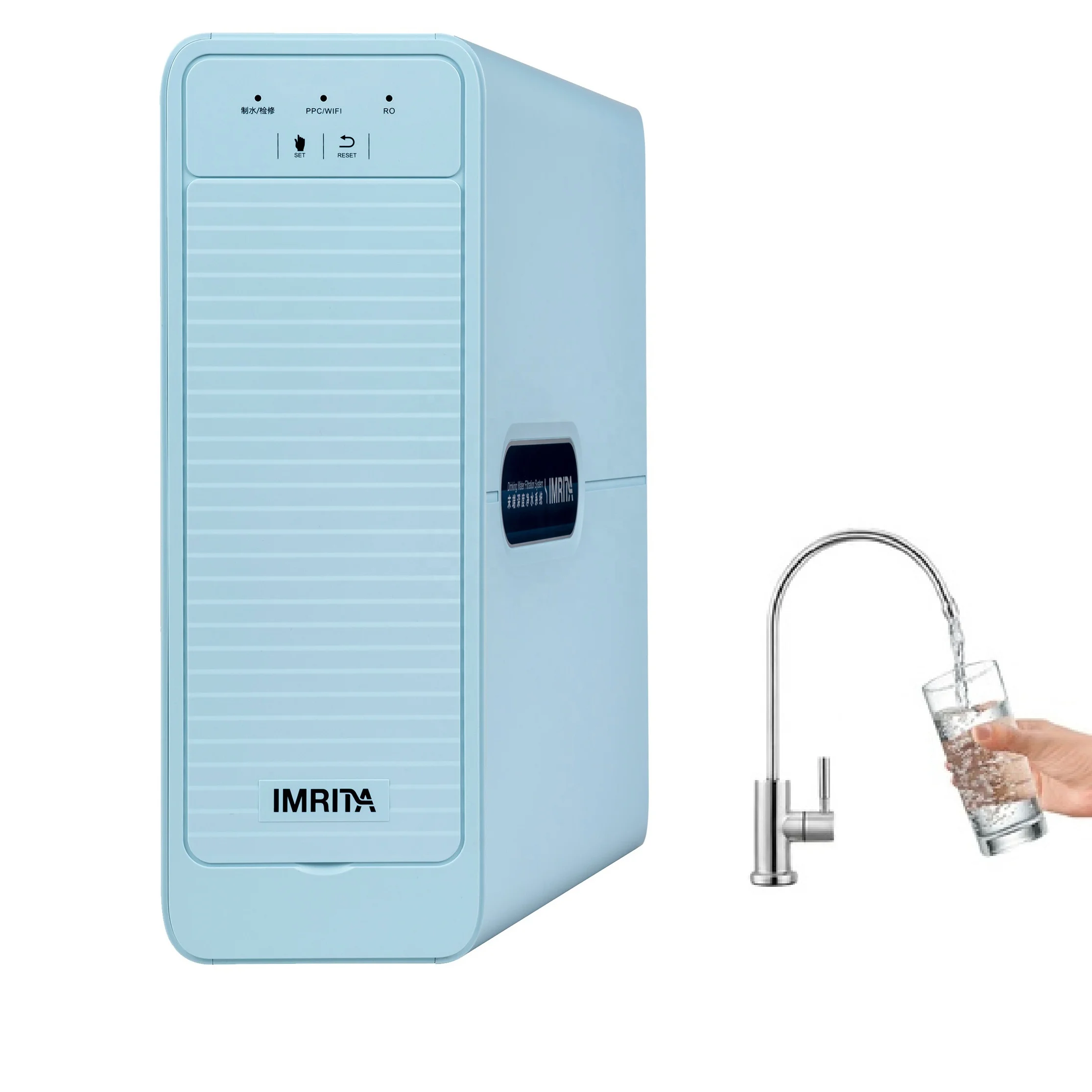 IMRITA 800GPD Direct Flow Filtro De Agua RO Water Filter Purifier Reverse Osmosis System Under Sink For Home
IMRITA 800GPD Direct Flow Filtro De Agua RO Water Filter Purifier Reverse Osmosis System Under Sink For Home