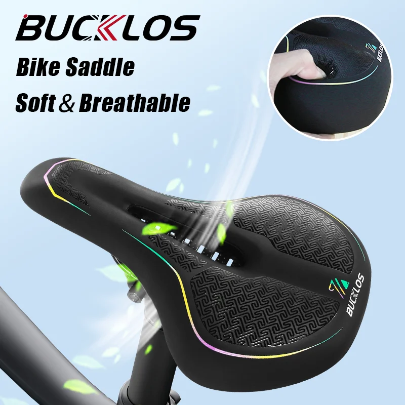 BUCKLOS подвесная подушка для седла для горного велосипеда, дышащие велосипедные сиденья, удобные эргономичные велосипедные седла, мягкое велосипедное сиденье
BUCKLOS подвесная подушка для седла для горного велосипеда, дышащие велосипедные сиденья, удобные эргономичные велосипедные седла, мягкое велосипедное сиденье