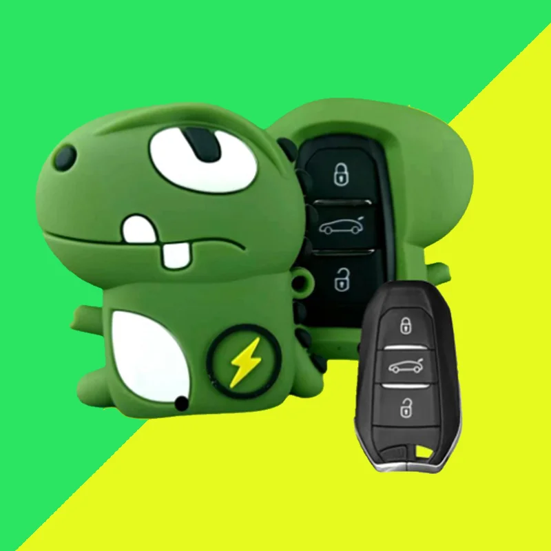 Cartoon for Peugeot 2008 3008 308 408 508 4008 5008 for Citroen C4 C6 C3-XR Smart Remote Car Key Case Cover Keyring Accessories
Cartoon for Peugeot 2008 3008 308 408 508 4008 5008 for Citroen C4 C6 C3-XR Smart Remote Car Key Case Cover Keyring Accessories