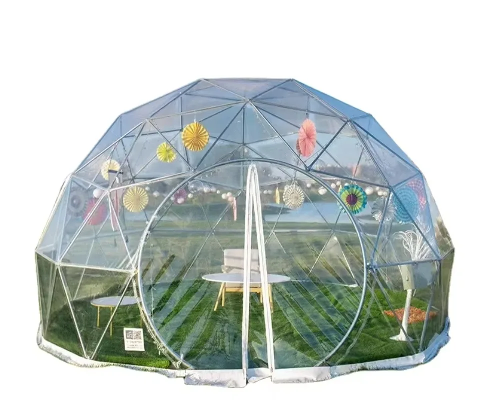 Transparent Large Igloo Dome Tent with Windproof PVC Cover for Outdoor Events Trade Shows Resorts Hotels Custom
Transparent Large Igloo Dome Tent with Windproof PVC Cover for Outdoor Events Trade Shows Resorts Hotels Custom
