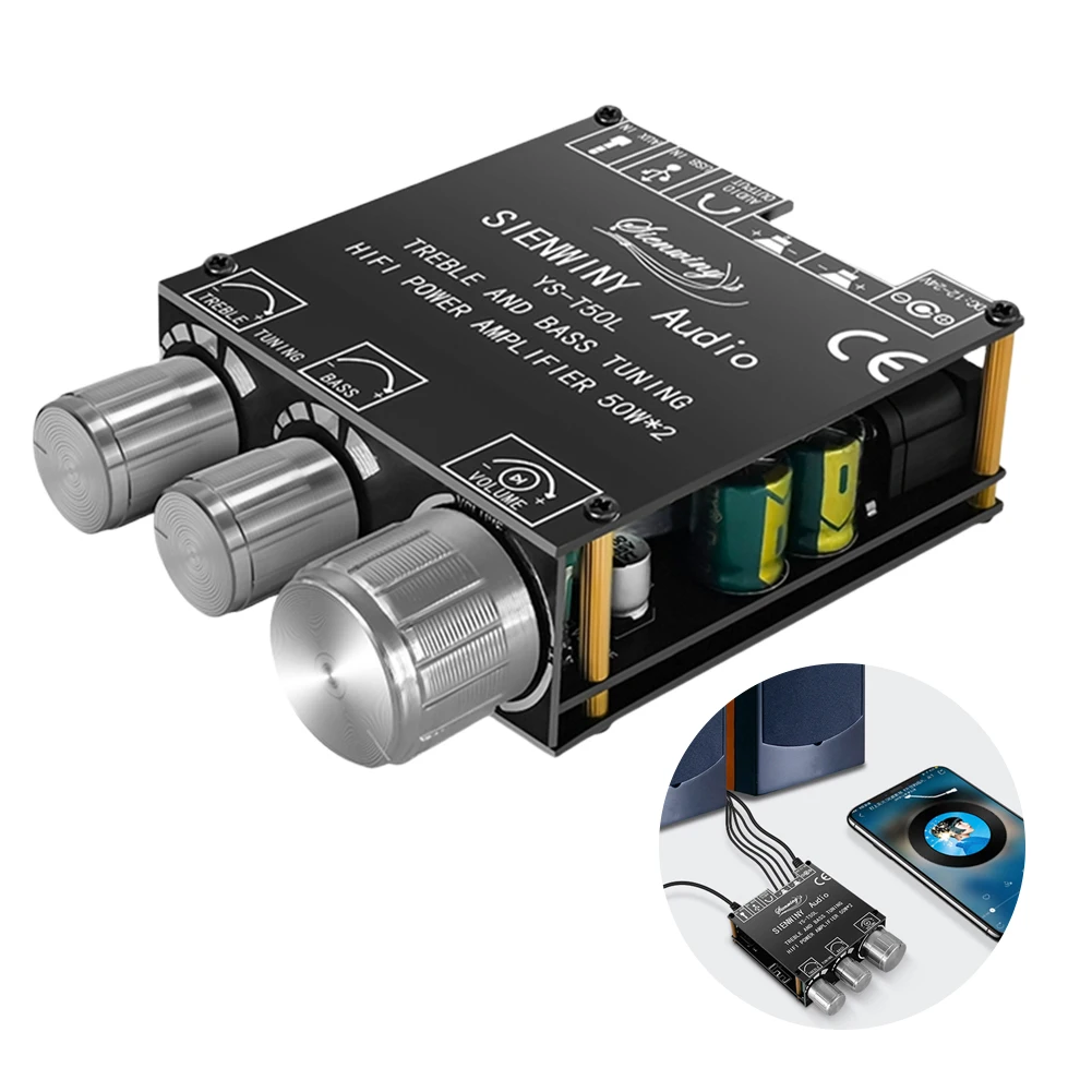 YS-T50L Hi-Fi усилитель 3,5 мм AUX пассивные колонки Bluetooth-совместимый 5.1 цифровой усилитель мощности домашние звуковые системы поддерживающие
YS-T50L Hi-Fi усилитель 3,5 мм AUX пассивные колонки Bluetooth-совместимый 5.1 цифровой усилитель мощности домашние звуковые системы поддерживающие