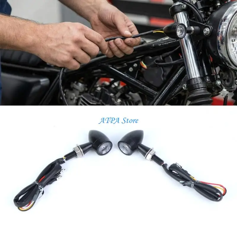 U13C Energy Efficient LED Round Signals for Motorcycles Hard Metal Construction
U13C Energy Efficient LED Round Signals for Motorcycles Hard Metal Construction
