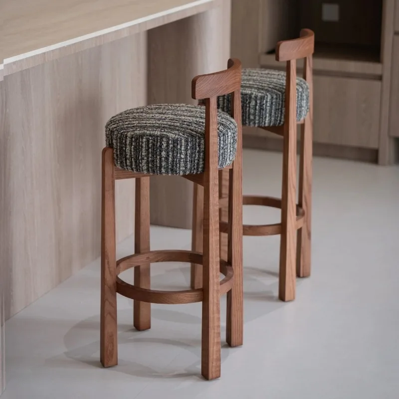 Wooden Mid Century Bar Stools Luxury Minimalist Design Living Room Bar Stools High Counter Brown Sillas De Comedor Furniture
Wooden Mid Century Bar Stools Luxury Minimalist Design Living Room Bar Stools High Counter Brown Sillas De Comedor Furniture