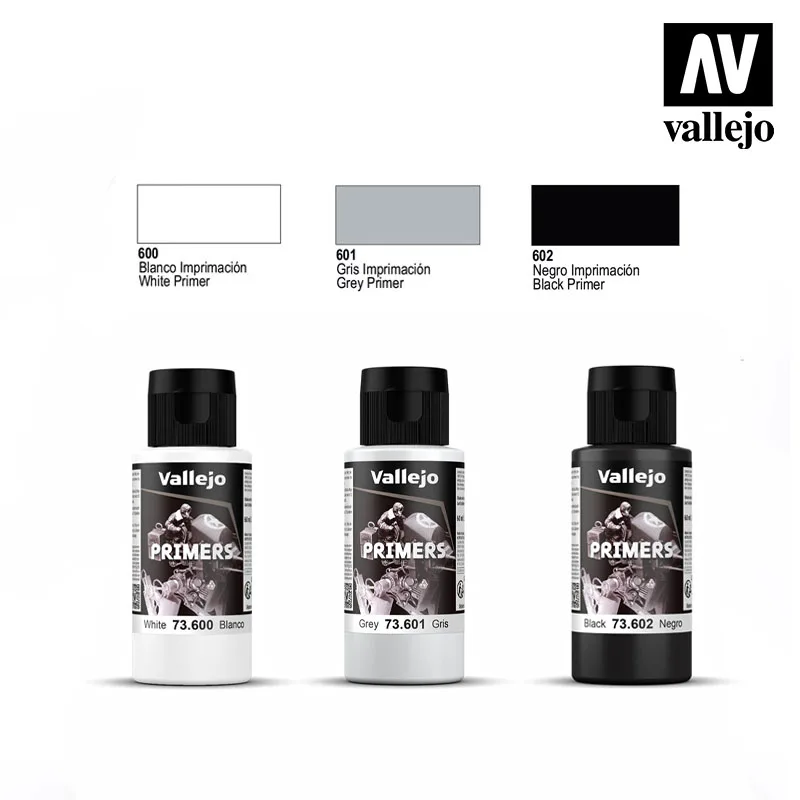 Vallejo Spanish AV Water Replenishing Soil Primer Black White Ash Medium bottle 60ml 73600 7360173602
Vallejo Spanish AV Water Replenishing Soil Primer Black White Ash Medium bottle 60ml 73600 7360173602