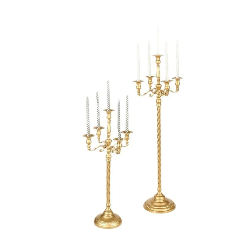 Tall candle holder European wrought iron ornament Golden candle holder Road guide frame Wedding shooting props
Tall candle holder European wrought iron ornament Golden candle holder Road guide frame Wedding shooting props