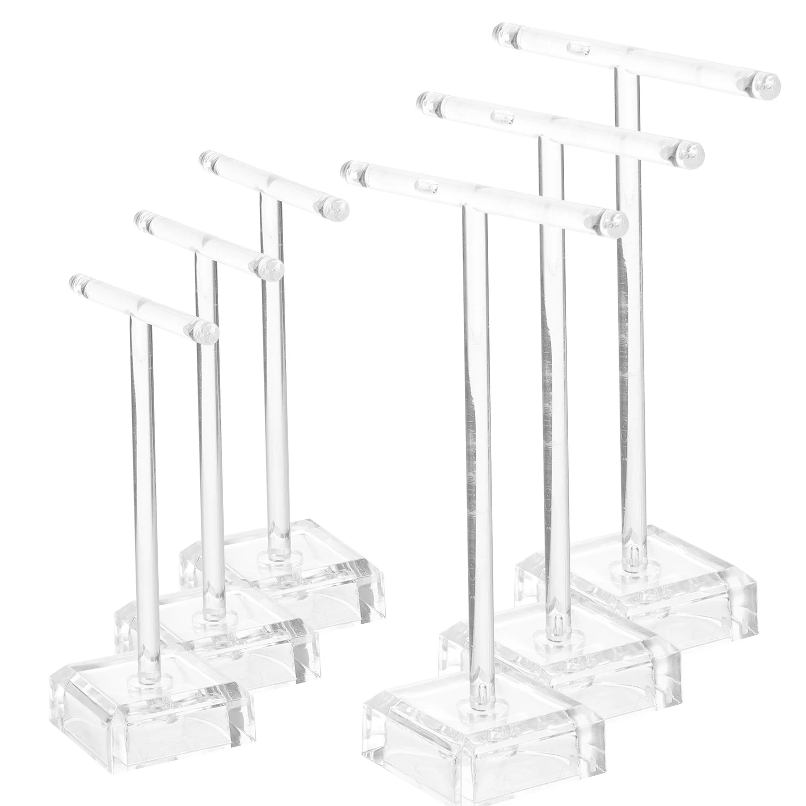 6Pcs Acrylic Earrings Display Rack Space Saving Organizer Desktop Countertop Holder for Earrings Necklaces Bracelets Jewelry
6Pcs Acrylic Earrings Display Rack Space Saving Organizer Desktop Countertop Holder for Earrings Necklaces Bracelets Jewelry